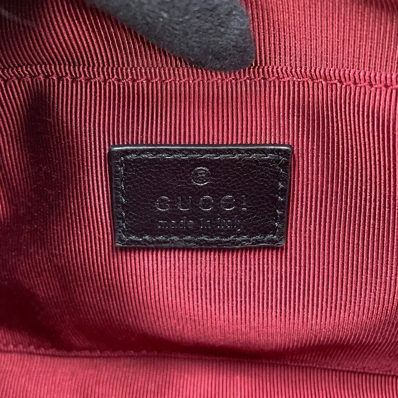 グッチ ショルダーバッグ GGマーモント スモール カメラバッグ ナッパレザー 855273 GUCCI 黒