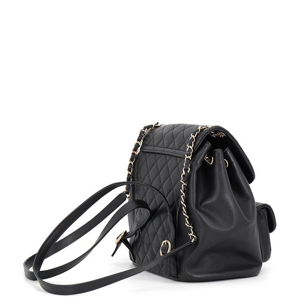 シャネル リュック マトラッセ ココマーク スモール バックパック ラムスキン AS2908 CHANEL バッグ 黒