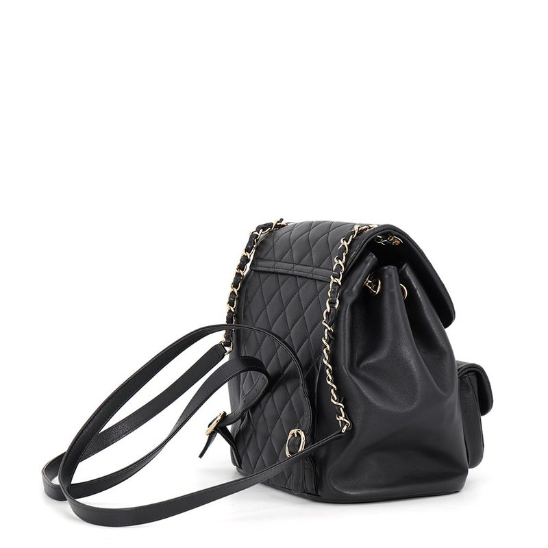 シャネル リュック マトラッセ ココマーク スモール バックパック ラムスキン AS2908 CHANEL バッグ 黒
