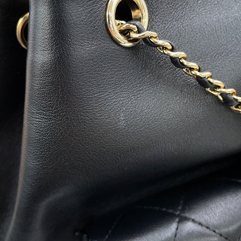 シャネル リュック マトラッセ ココマーク スモール バックパック ラムスキン AS2908 CHANEL バッグ 黒