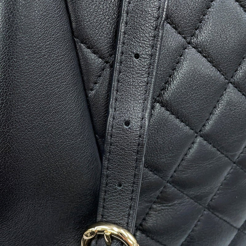 シャネル リュック マトラッセ ココマーク スモール バックパック ラムスキン AS2908 CHANEL バッグ 黒