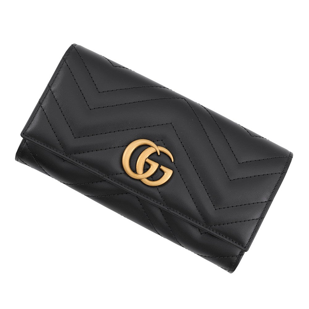 グッチ 長財布 GGマーモント ダブルG コンチネンタルウォレット レザー