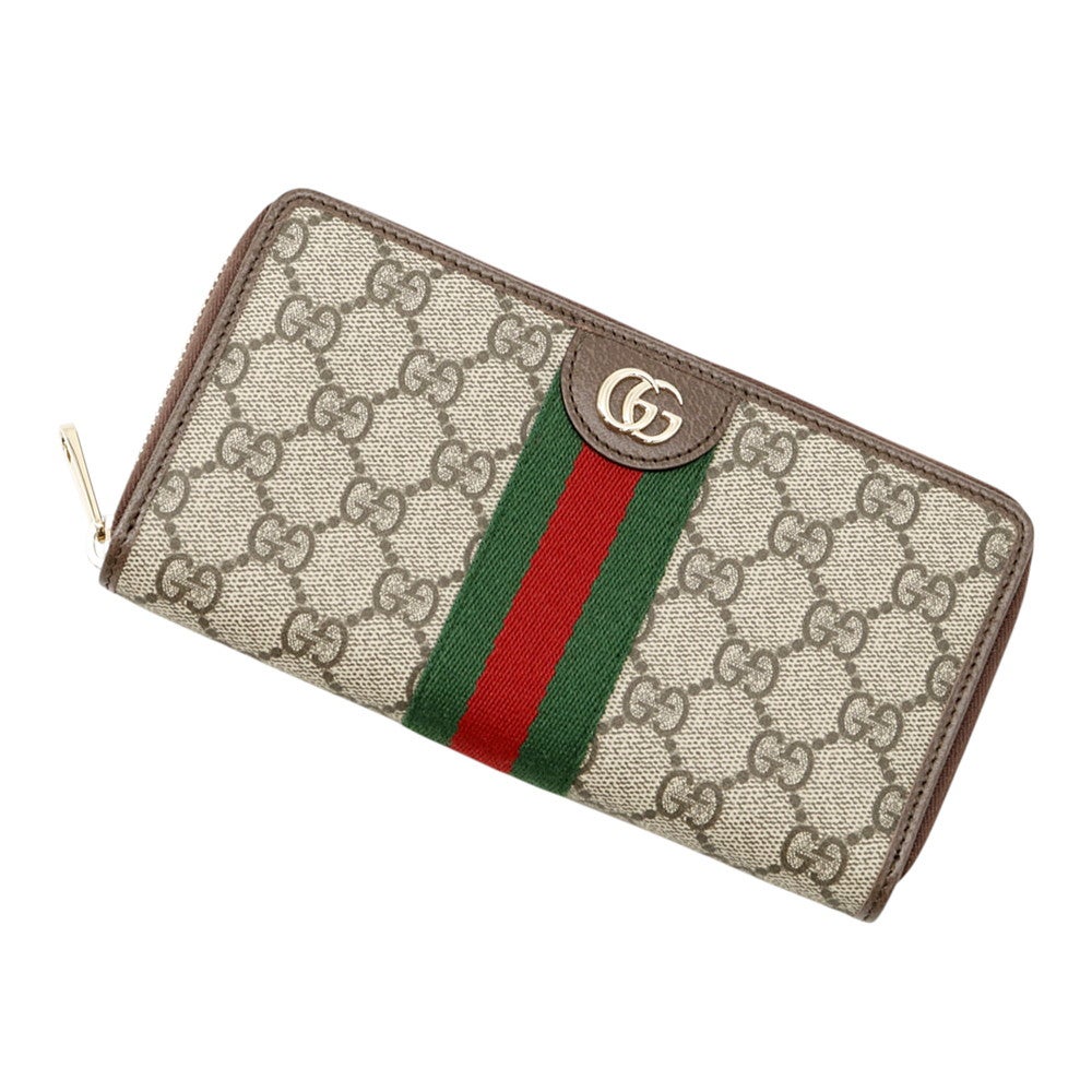 グッチ 長財布 GGスプリーム オフィディア ジップアラウンドウォレット