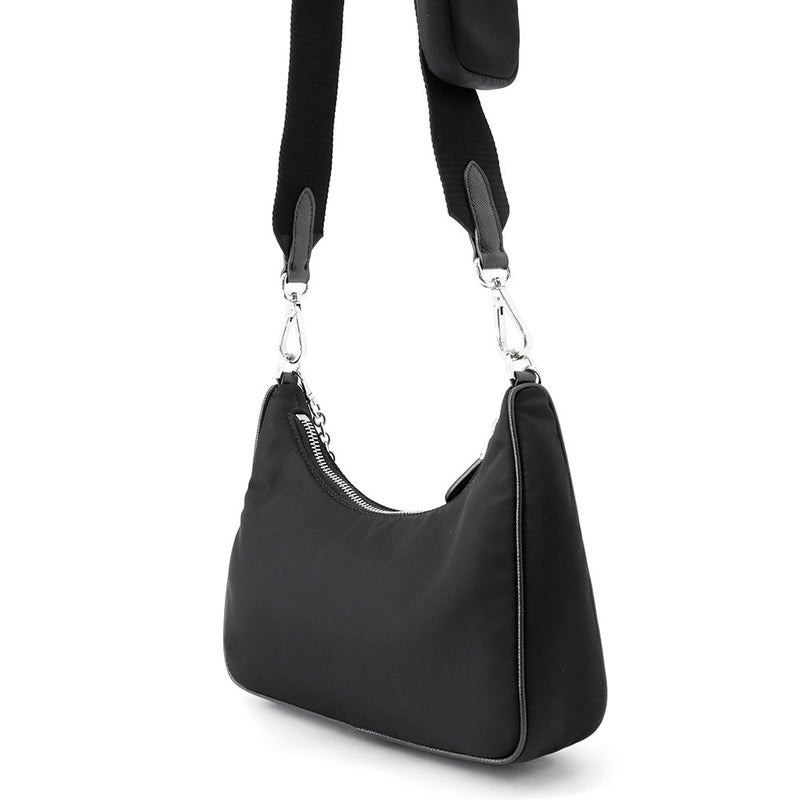 プラダ ショルダーバッグ Re-Edition 2005 Re-Nylon ナイロン 1BH204 PRADA 2wayバッグ 黒