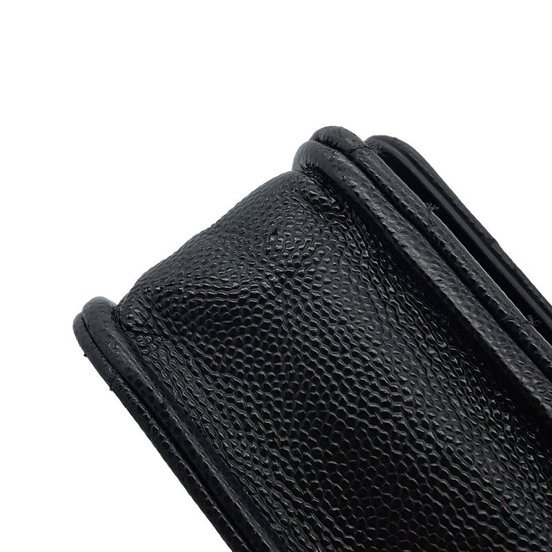 シャネル チェーンウォレット マトラッセ ココマーク キャビアスキン AP3694 CHANEL 2024クルーズ 財布 黒