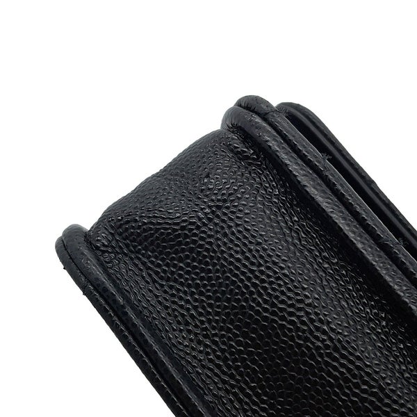 シャネル チェーンウォレット マトラッセ ココマーク キャビアスキン AP3694 CHANEL 2024クルーズ 財布 黒