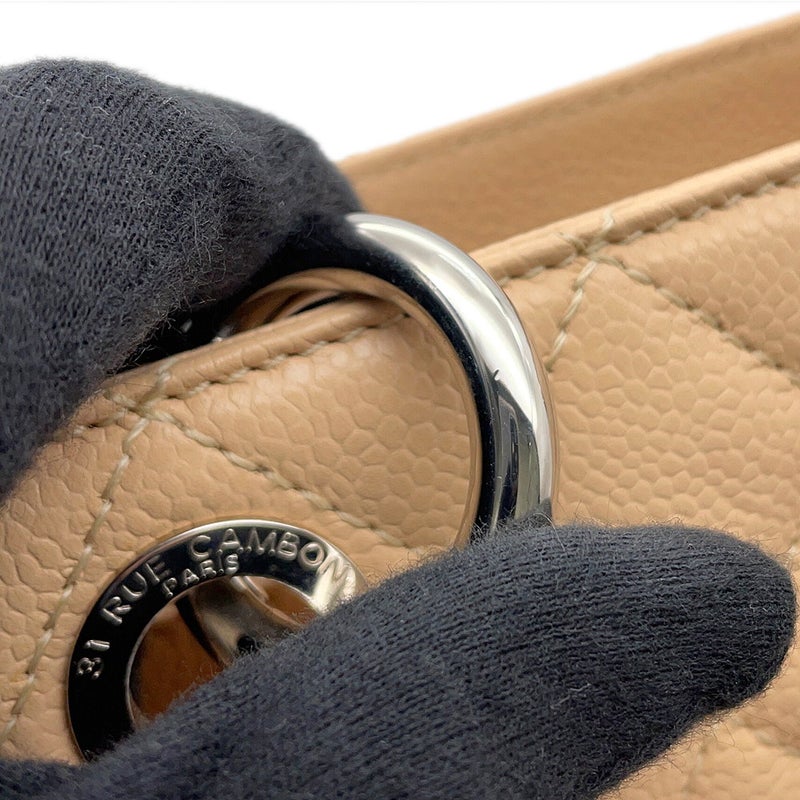 シャネル チェーントートバッグ ココマーク 復刻トート マトラッセ キャビアスキン A50995 CHANEL ショルダーバッグ