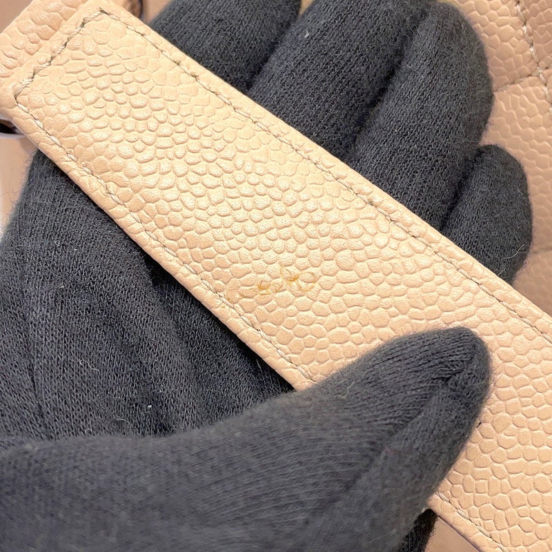 シャネル チェーントートバッグ ココマーク 復刻トート マトラッセ キャビアスキン A50995 CHANEL ショルダーバッグ