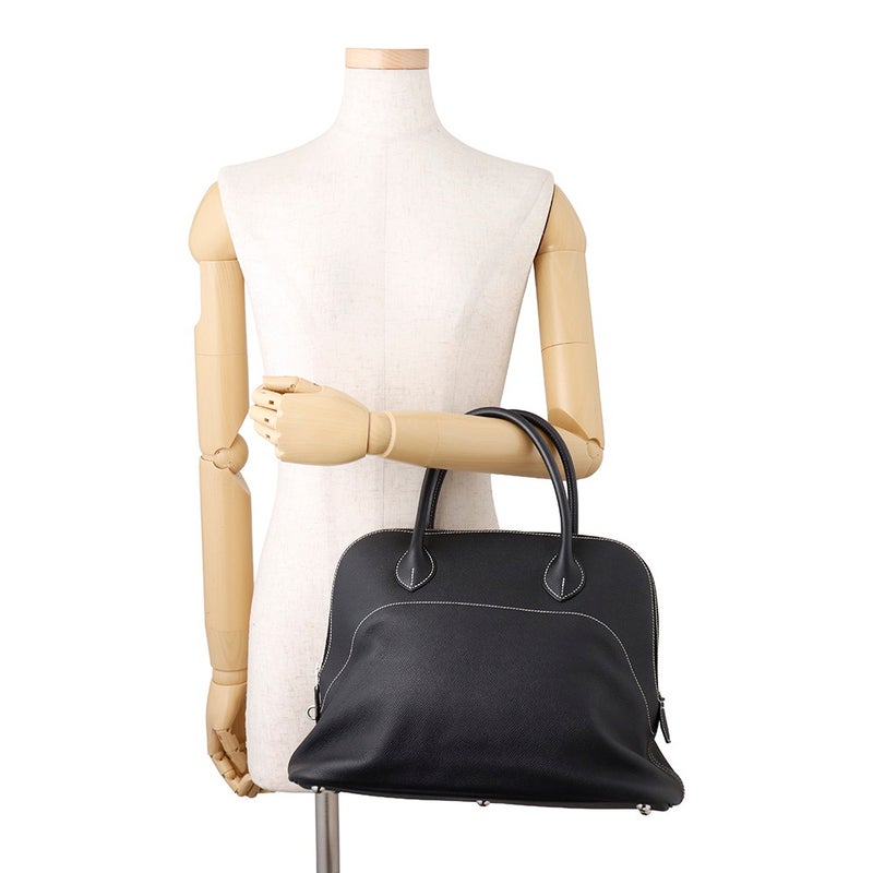 エルメス ハンドバッグ ボリード リラックス 35 ブラック/シルバー金具 エプソンスープル X刻印 HERMES 2way 黒