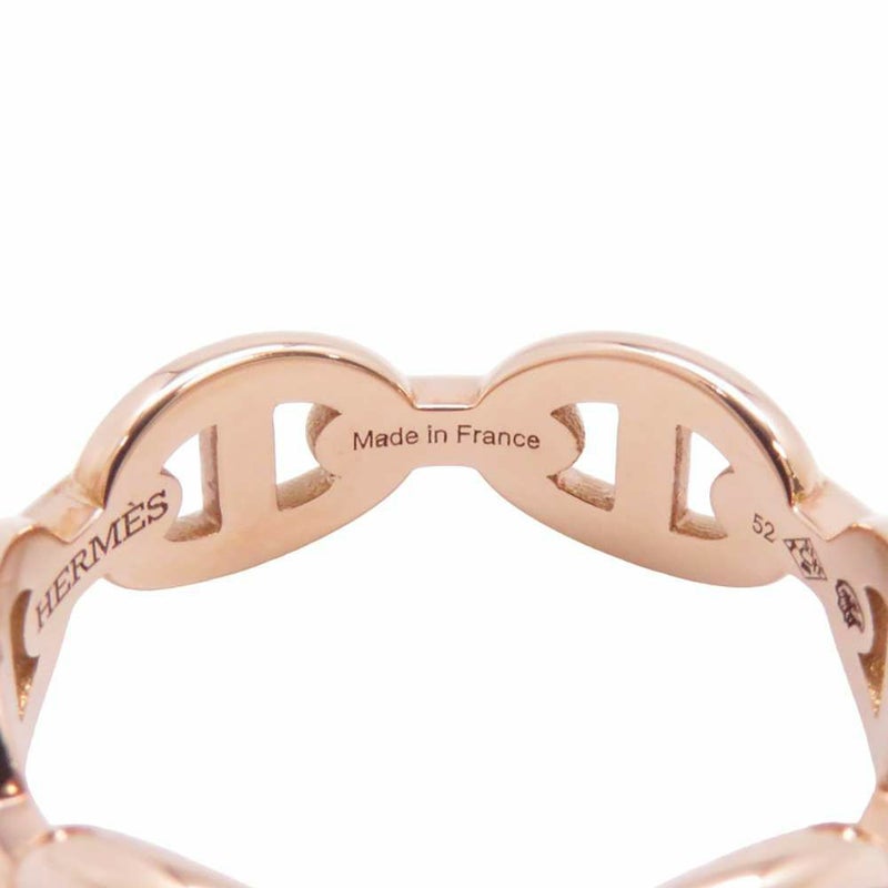 エルメス リング シェーヌダンクル アンシェネPM K18PGピンクゴールド リングサイズ52 HERMES 指輪