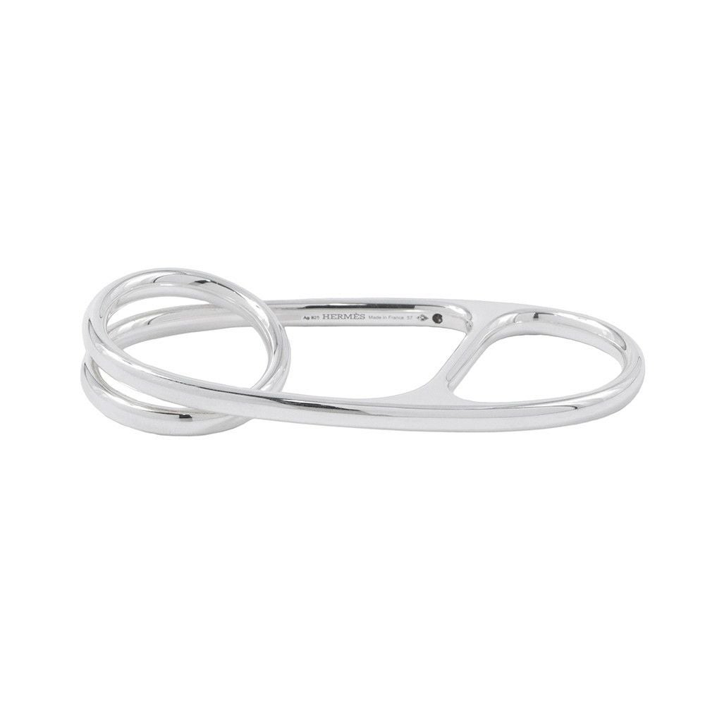 HERMES エルメス　シルバーリング　シェーヌダンクル　パンク　53 約13号 エルメス リング シェーヌダンクル パンク トリプル Chaine d'Ancre
