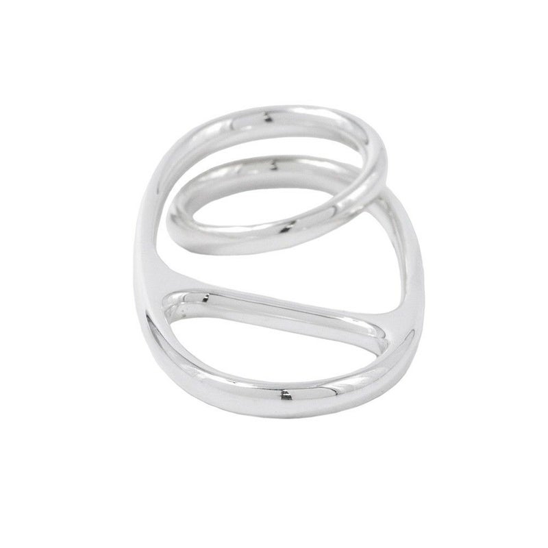 エルメス リング シェーヌダンクル パンク トリプル Chaine d'Ancre SV925シルバー リングサイズ57 HERMES 指輪