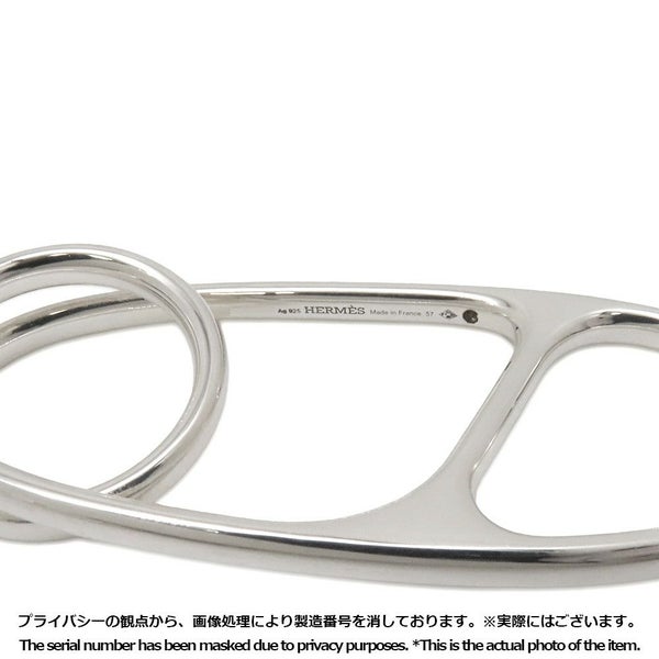 エルメス リング シェーヌダンクル パンク トリプル Chaine d'Ancre SV925シルバー リングサイズ57 HERMES 指輪