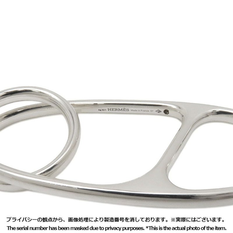 エルメス リング シェーヌダンクル パンク トリプル Chaine d'Ancre SV925シルバー リングサイズ57 HERMES 指輪