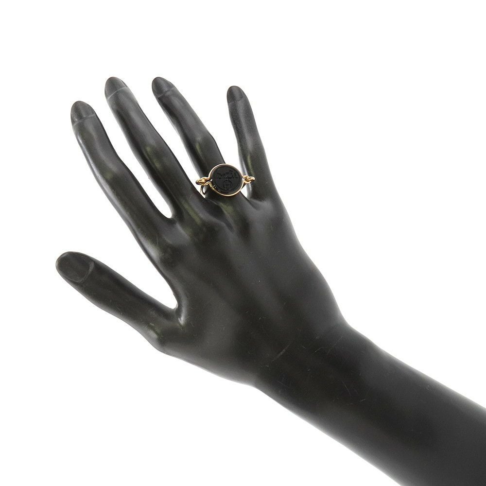 エルメス リング エクスリブリス リング ブラックジェイド 1P 5.42ct