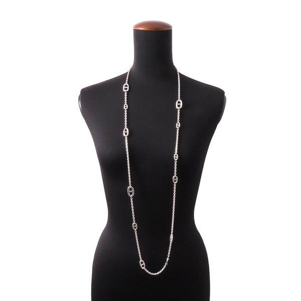 エルメス ネックレス シェーヌダンクル ファランドール120 SV925シルバー HERMES ロングネックレス ジュエリー