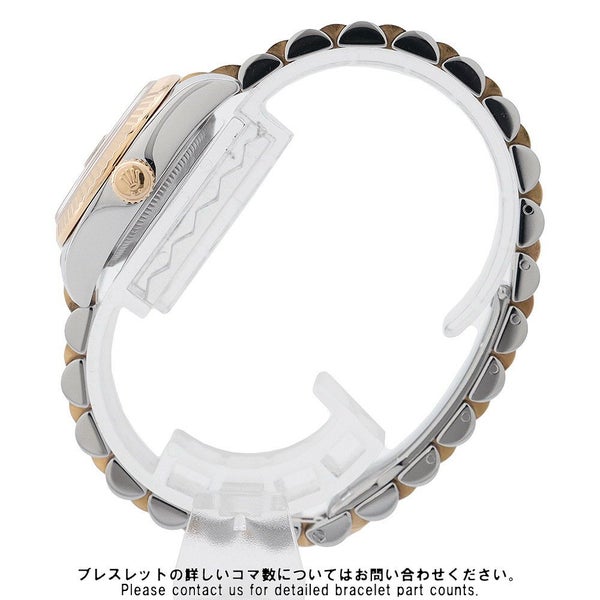 ロレックス デイトジャスト SS/K18PG エバーローズゴールド 179171NG ブラックシェル文字盤 10PD