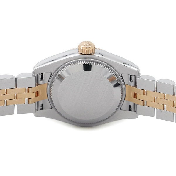 ロレックス デイトジャスト SS/K18PG エバーローズゴールド 179171NG ブラックシェル文字盤 10PD