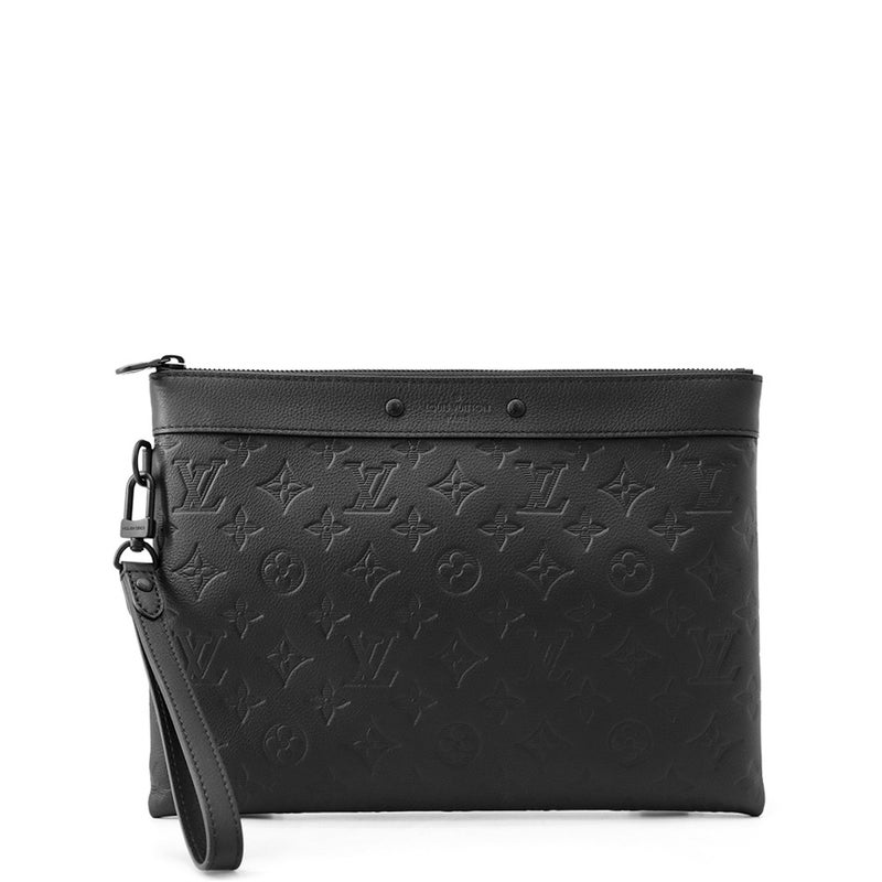 ルイヴィトン クラッチバッグ モノグラム・シャドウ ポシェット・トゥ・ゴー M81570 LOUIS VUITTON ブラック 黒