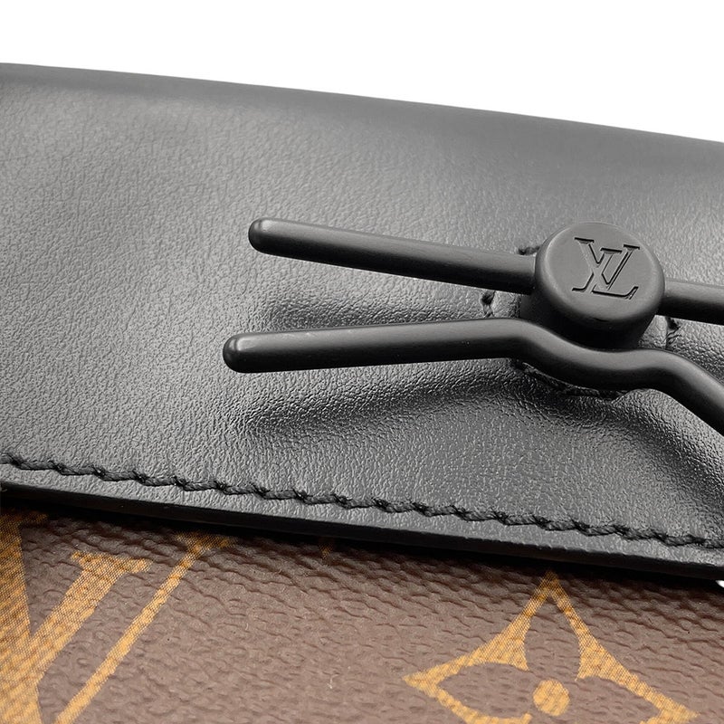 ルイヴィトン ショルダーバッグ モノグラム/LVフレンド スティーマー XS M80327 LOUIS VUITTON 2way 黒 ブラック