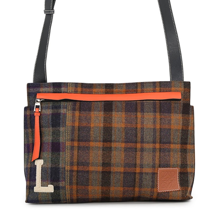 ロエベ ショルダーバッグ チェック LOEWE バッグ