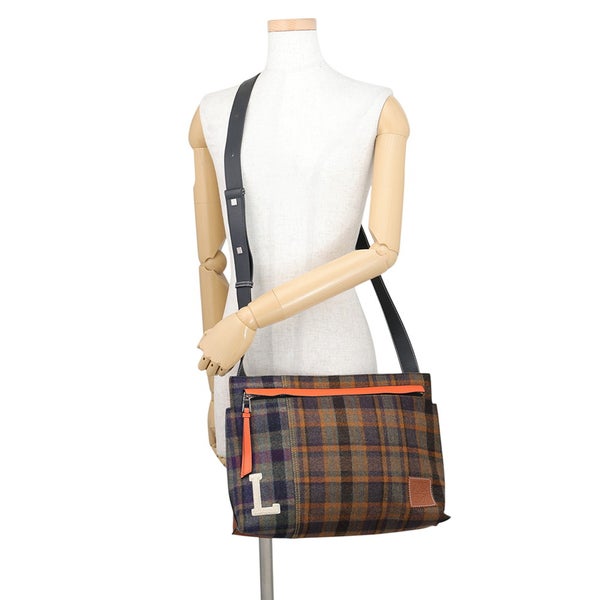 ロエベ ショルダーバッグ チェック LOEWE バッグ