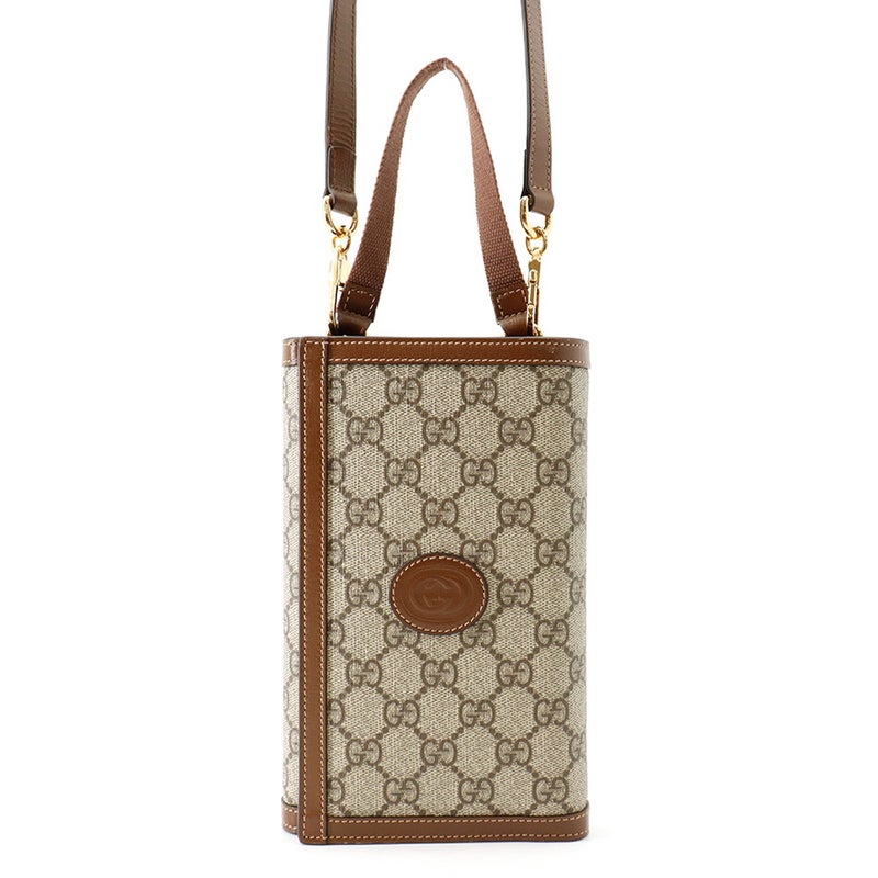 グッチ ハンドバッグ GGスプリーム PVC レザー 724358 GUCCI ２wayショルダー