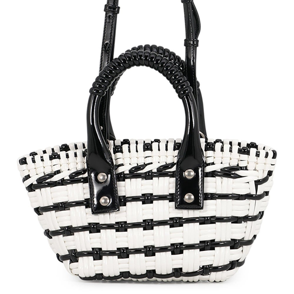 (*v様 balenciaga2018ssバッグバレンシアガ バレンシアガ ハンドバッグ パテントレザー ビストロXXS 678028