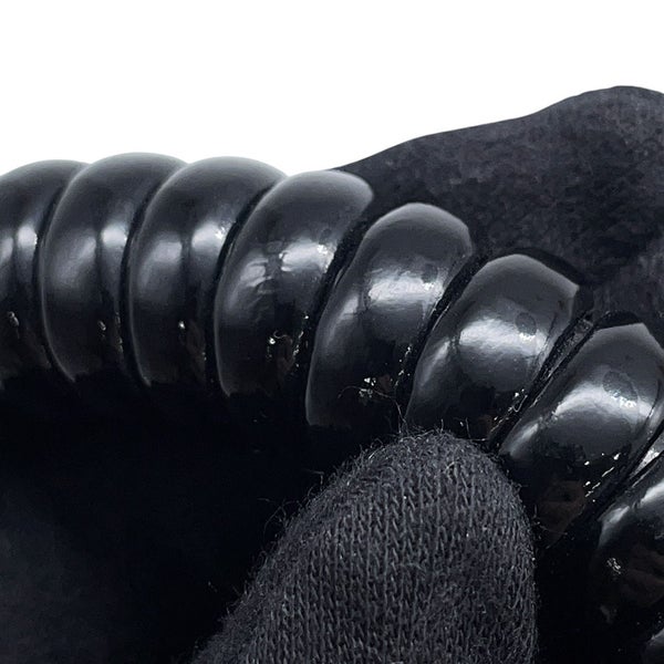 バレンシアガ ハンドバッグ パテントレザー ビストロXXS 678028 BALENCIAGA 2wayショルダーバッグ かごバッグ 黒 白