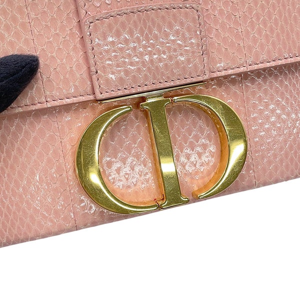 クリスチャン・ディオール ショルダーバッグ 30モンテーニュ ボックスバッグ パイソン Christian Dior