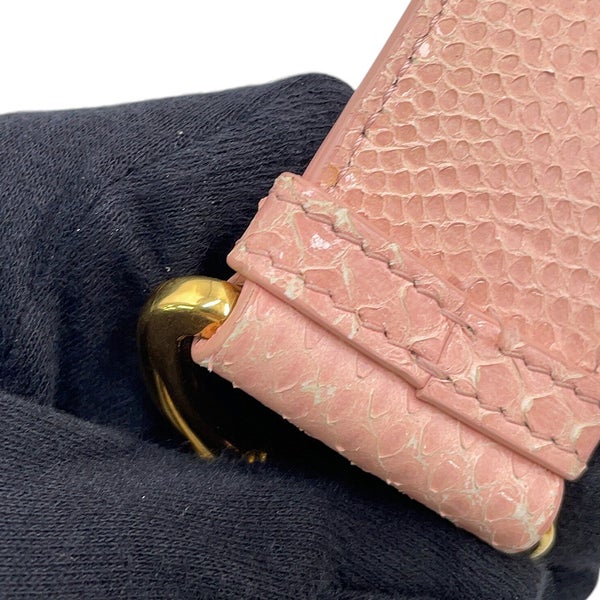 クリスチャン・ディオール ショルダーバッグ 30モンテーニュ ボックスバッグ パイソン Christian Dior