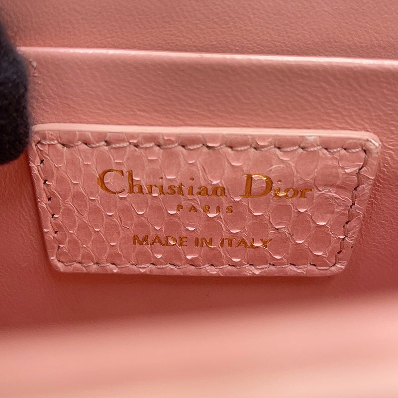 クリスチャン・ディオール ショルダーバッグ 30モンテーニュ ボックスバッグ パイソン Christian Dior