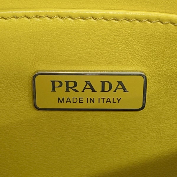 プラダ ハンドバッグ エンボス トライアングルロゴ ミニ レザー 1BA333 PRADA ２wayショルダー