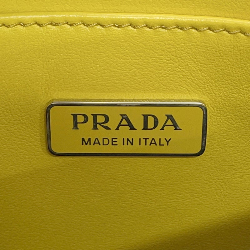プラダ ハンドバッグ エンボス トライアングルロゴ ミニ レザー 1BA333 PRADA ２wayショルダー