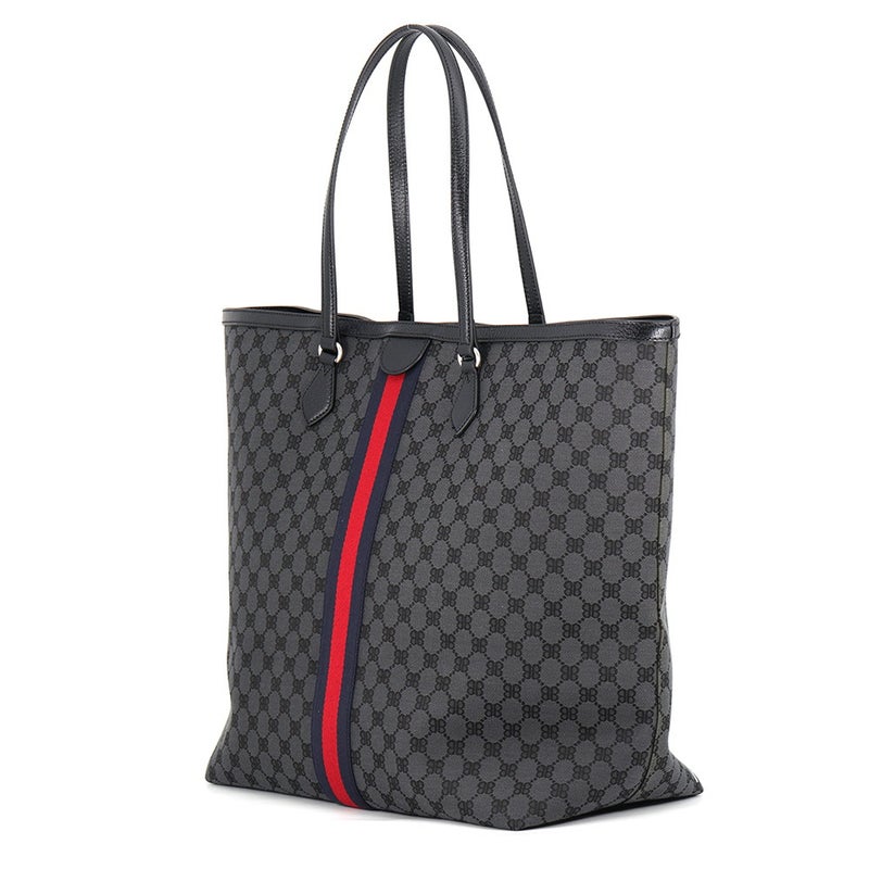 バレンシアガ トートバッグ グッチコラボ ザハッカープロジェクト グラフィテ ラージ 680127 BALENCIAGA GUCCI 黒