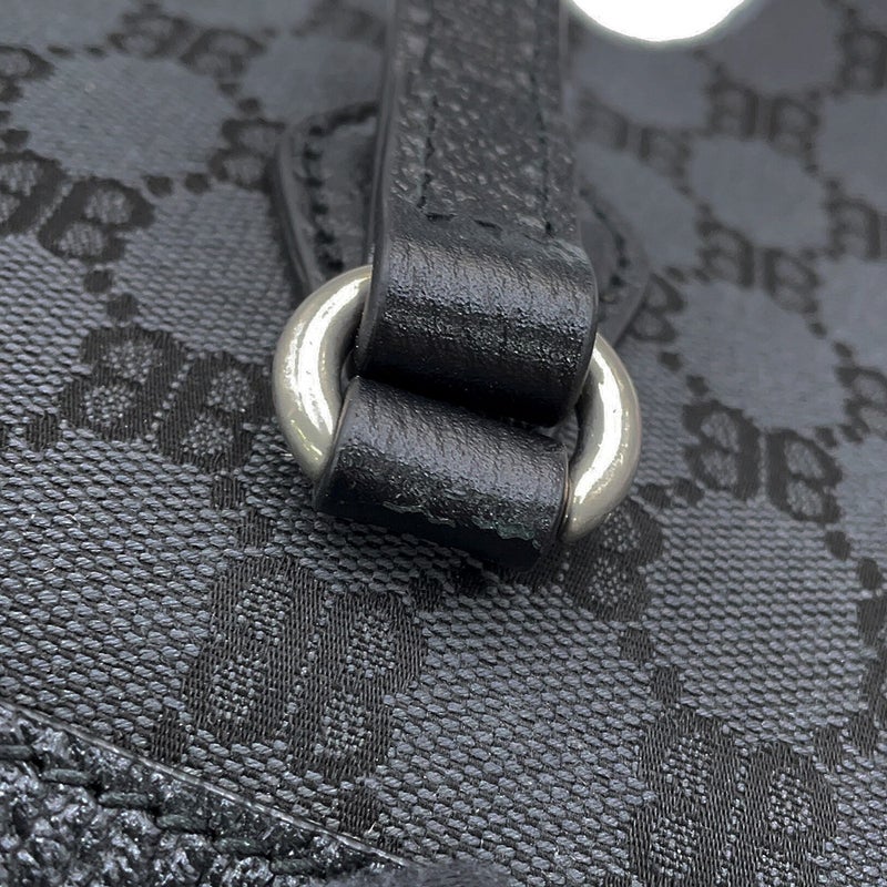バレンシアガ トートバッグ グッチコラボ ザハッカープロジェクト グラフィテ ラージ 680127 BALENCIAGA GUCCI 黒