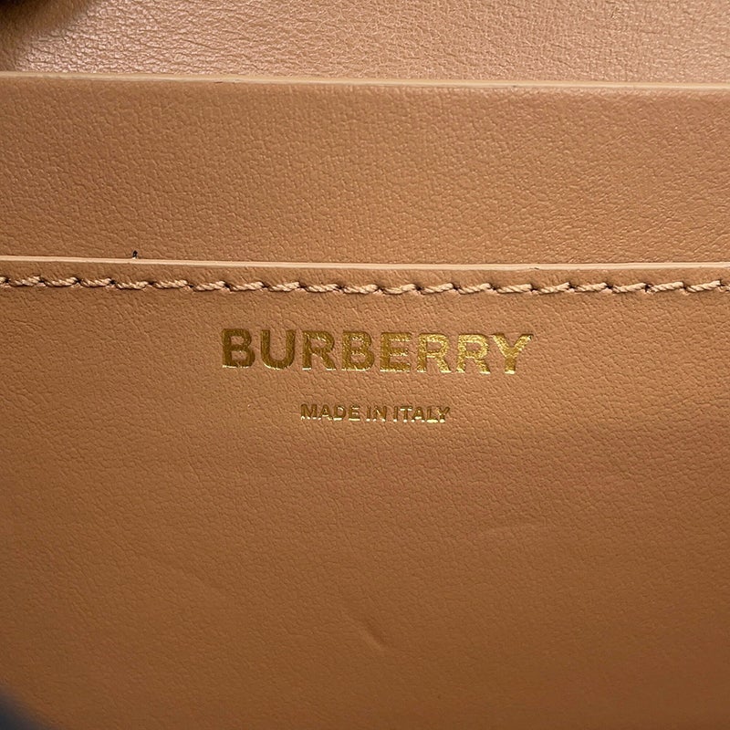 バーバリー ウエストバッグ TB レザー BURBERRY ベルトバッグ
