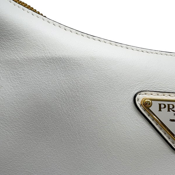 プラダ ショルダーバッグ アーケ スモール レザー 1BC194 PRADA 白 2way
