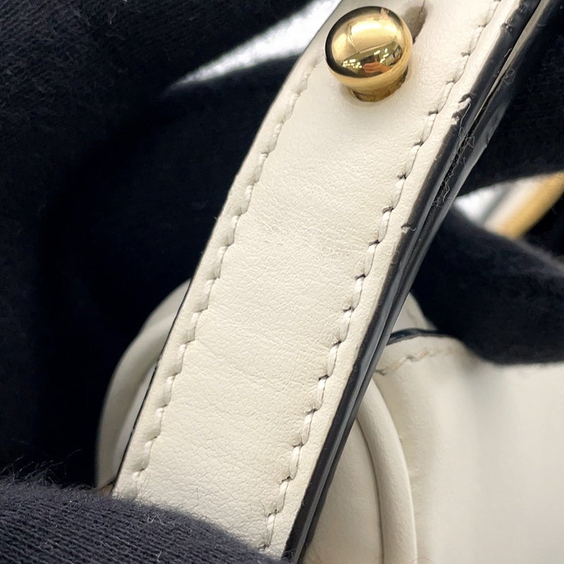 プラダ ショルダーバッグ アーケ スモール レザー 1BC194 PRADA 白 2way