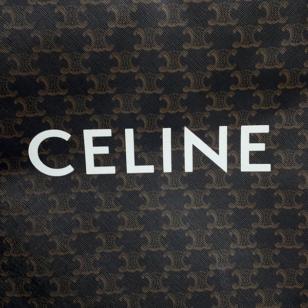 セリーヌ ハンドバッグ トリオンフ スモール バーティカル カバ PVC レザー 191542BZK CELINE 2wayショルダー