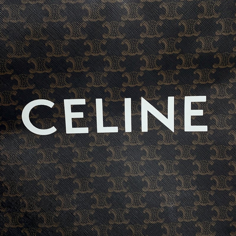 セリーヌ ハンドバッグ トリオンフ スモール バーティカル カバ PVC レザー 191542BZK CELINE 2wayショルダー