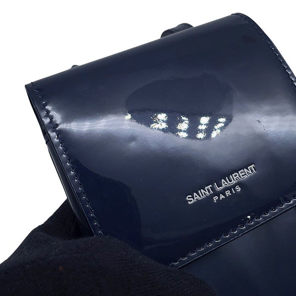 サンローランパリ ショルダーフォーンケース ロゴ パテント SAINT LAURENT PARIS バッグ
