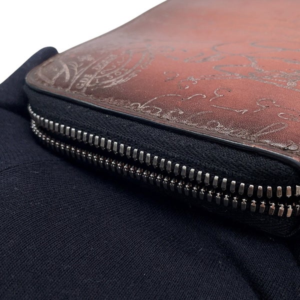 ベルルッティ 長財布 イタウバ カリグラフィ ラウンドファスナー レザー Berluti 財布 メンズ