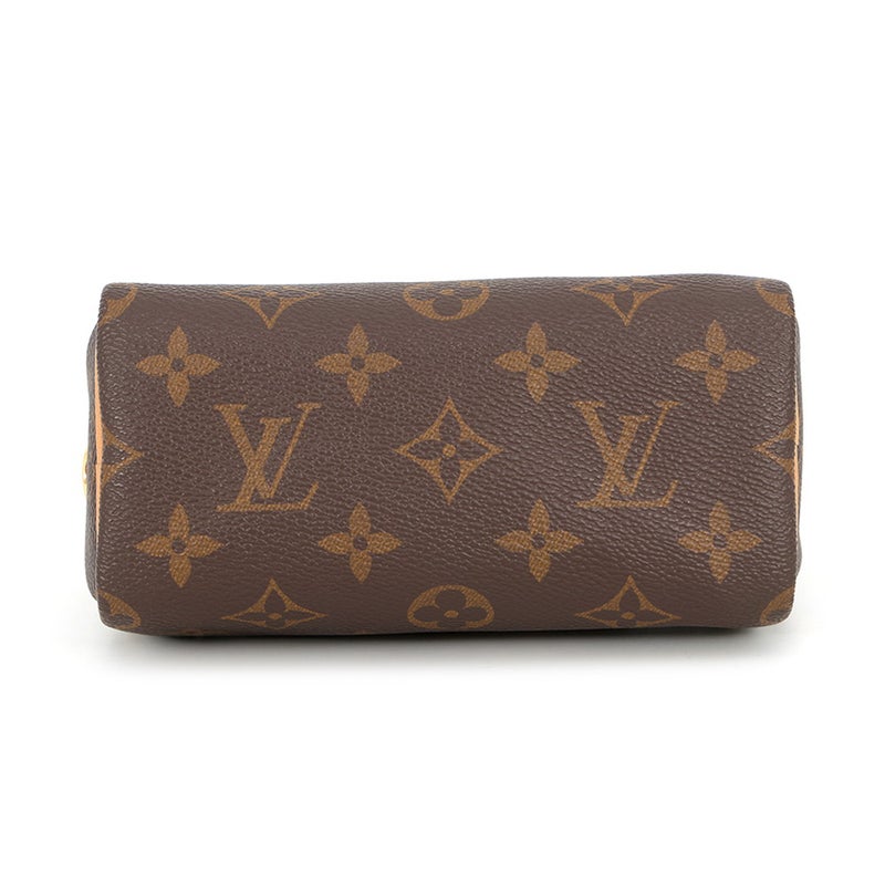 ルイヴィトン ハンドバッグ モノグラム ナノ・スピーディ M81085 LOUIS VUITTON 2wayショルダーバッグ