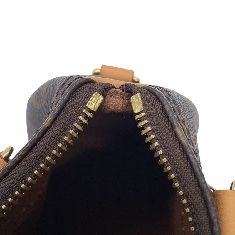ルイヴィトン ハンドバッグ モノグラム ナノ・スピーディ M81085 LOUIS VUITTON 2wayショルダーバッグ