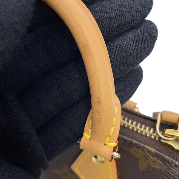 ルイヴィトン ハンドバッグ モノグラム ナノ・スピーディ M81085 LOUIS VUITTON 2wayショルダーバッグ