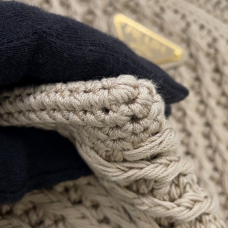 プラダ ハンドバッグ クロシェ ミニ ファブリック 1BA461 PRADA バッグ