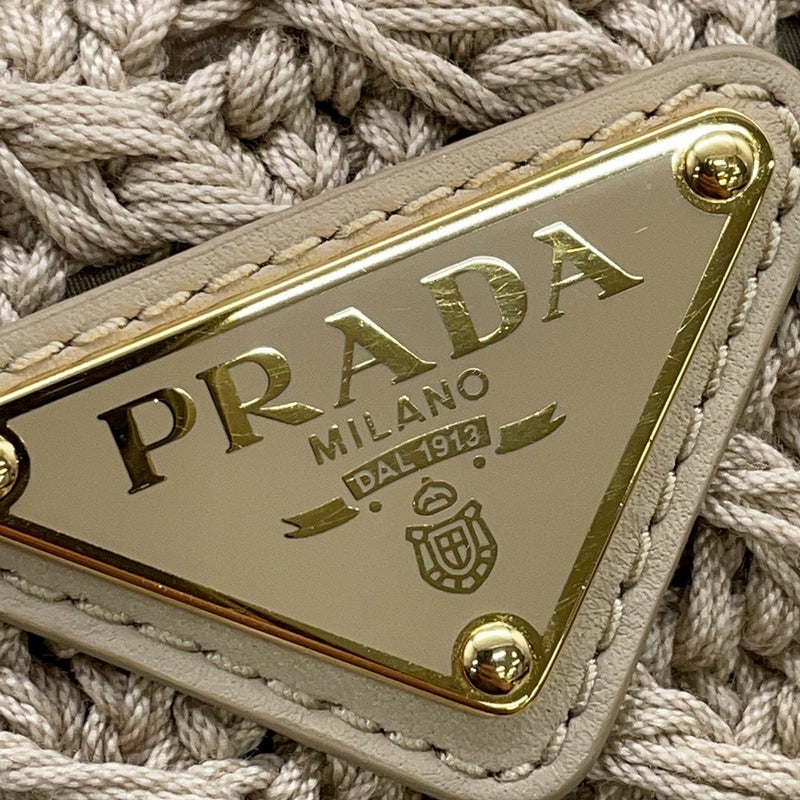 プラダ ハンドバッグ クロシェ ミニ ファブリック 1BA461 PRADA バッグ
