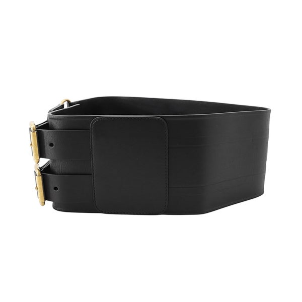 クリスチャン・ディオール ベルト D-WAIST マキシ ウエスト サイズ80 B0098CMIV Christian Dior 黒