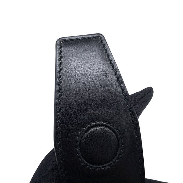 クリスチャン・ディオール ベルト Dバックル レザー サイズS Christian Dior 黒